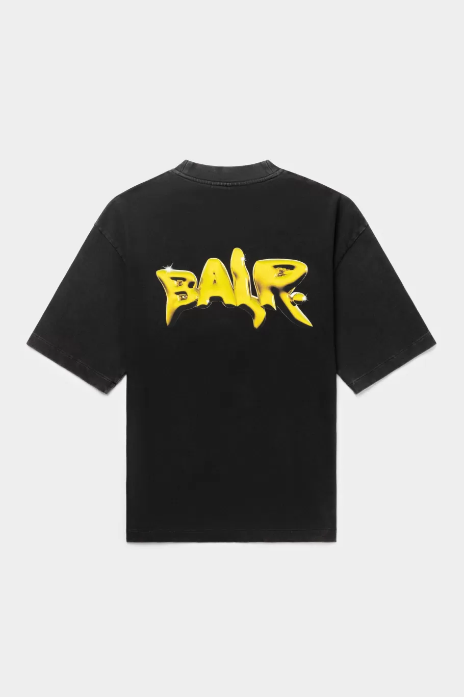 BALR. T-Shirts | Joey Box Washed Melted Brand T-Shirt Jet Black