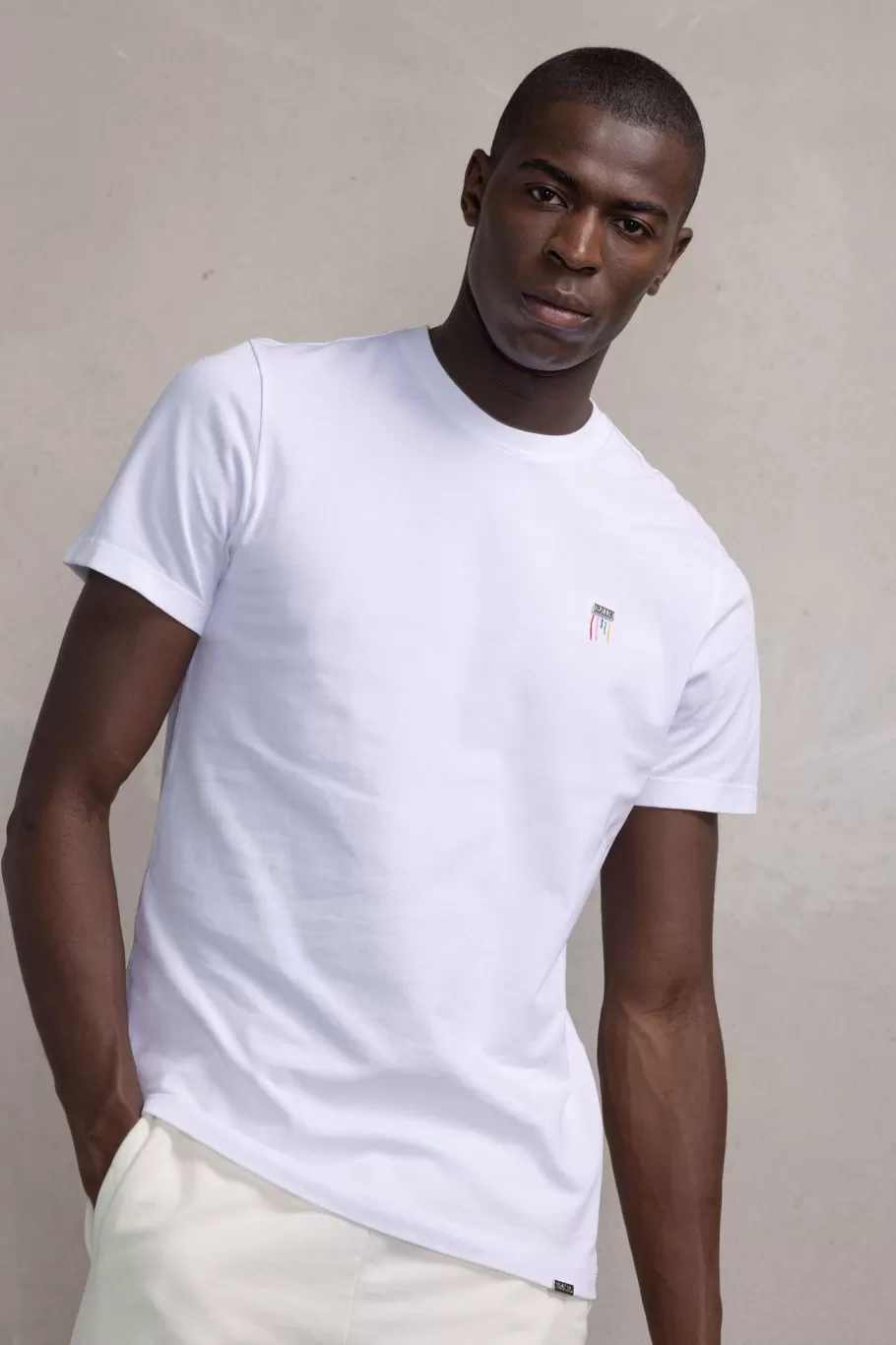 BALR. T-Shirts | Olaf Straight Colored Letters T-Shirt Bright White