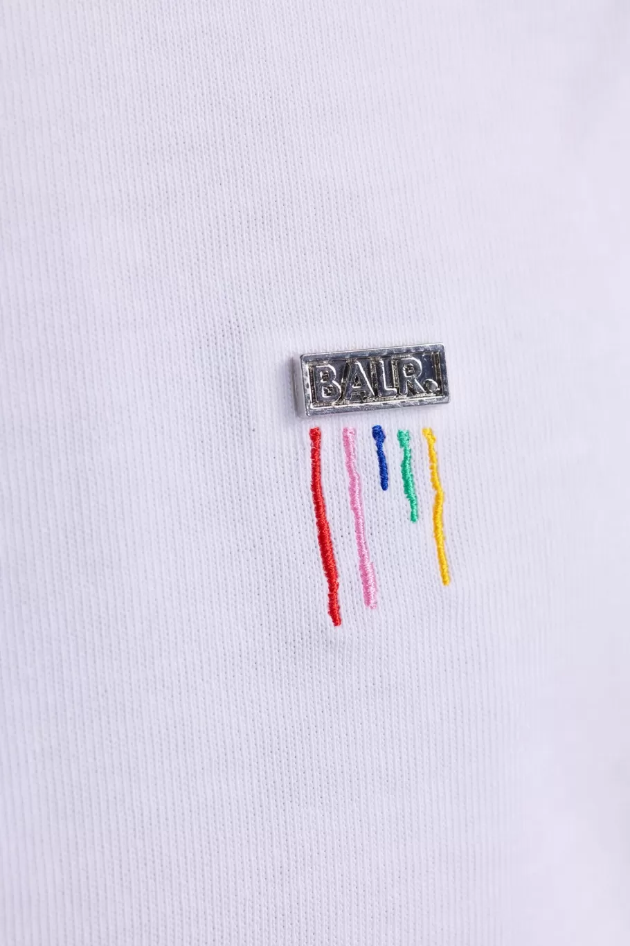 BALR. T-Shirts | Olaf Straight Colored Letters T-Shirt Bright White