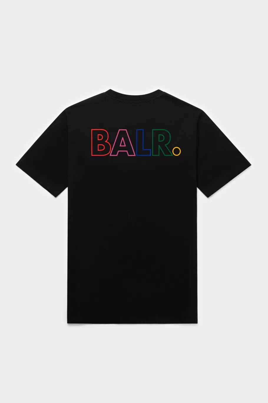 BALR. T-Shirts | Olaf Straight Colored Letters T-Shirt Jet Black