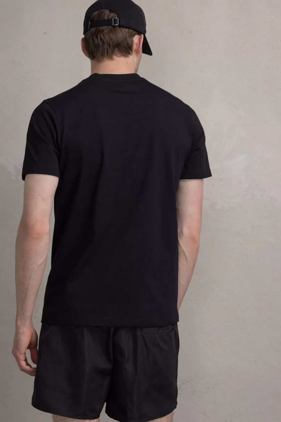 BALR. T-Shirts | Olaf Straight Neon Brand T-Shirt Jet Black/Putting Green